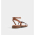 GREENGROVE GOLD LEATHER MEDIUM BROWN