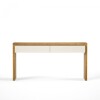 Aparador 2 Cajones NORD - Linea Manhattan Off White / Cinamomo