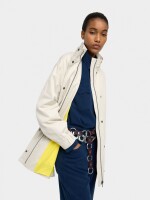 Chaqueta De Algodón Con Capucha multicolor