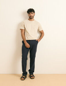 520658 T-SHIRT HARRINGTON LABEL Natural