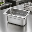 CUBA GASTRONOMICA RECHAUD TRAMONTINA 1/9 65MM ACERO INOX. CUBA GASTRONOMICA RECHAUD TRAMONTINA 1/9 65MM ACERO INOX.