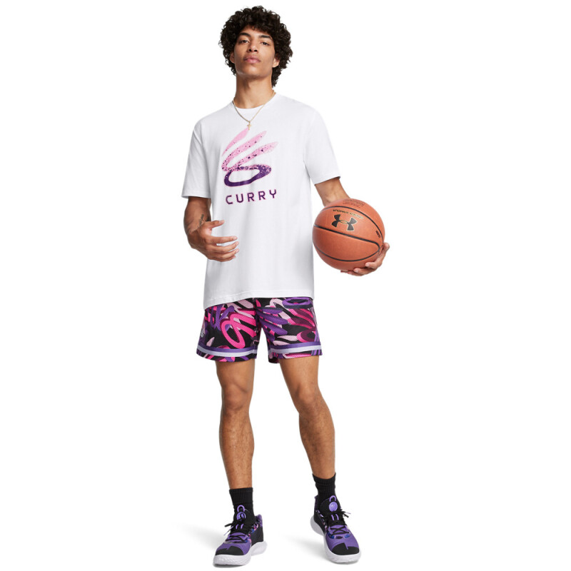 Curry Logo Trend Tee-BLU WHT-100