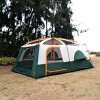 Carpa Estructural Reforzada con Avance 6 - 8 Personas Verde