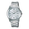 Reloj Casio MTP1215A 7ADF para hombre con correa de acero Plateado