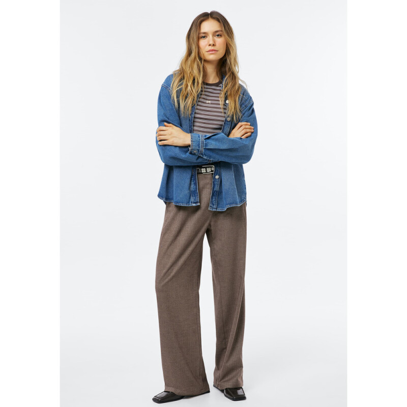 CAMISA FEM AZUL MÉDIO