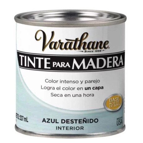 Tinte para Madera 237ml Varathane Azul Desteñido