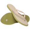 Sandalias Havaianas Slim Point FC Mujer Verde Mandacaru Beige