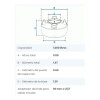 Tanque de Agua Polietileno Fortlev 1000 L tapa rosca Tanque De Agua Polietileno Fortlev 1000 L Tapa Rosca