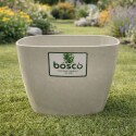 Maceta Cuadrada 22Cm Umbra Gris Claro Maceta Cuadrada 22Cm Umbra Gris Claro