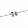 Caravanas Circulo Nacar- Plata 925 - CA4316 sinpiedra
