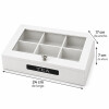 Caja para Sobres de Te con 6 Divisiones 24x17xh7cm Caja para Sobres de Te con 6 Divisiones 24x17xh7cm