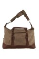 Bolso de viaje de lona Marrón