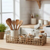 Organizador 3 Divisiones con Asas Seagrass Organizador 3 Divisiones con Asas Seagrass
