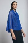 Capa lurex party azul