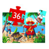 Puzzle Silueta Pirata y Tesoro Djeco Puzzle Silueta Pirata y Tesoro Djeco
