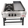 Anafe Industrial a Gas de 2 Hornallas con Plancha Marani Anafe Industrial a Gas de 2 Hornallas con Plancha Marani