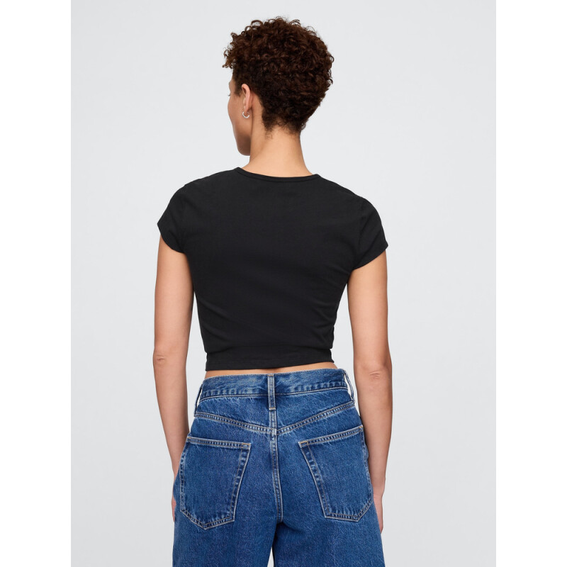 GRAPHICS - SS EVERYDAY JERSEY FITTED CREW BLACK