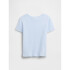 V-SU SS RIB TEE ESSENTIAL BLUE