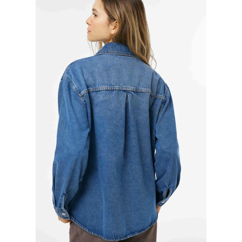 CAMISA FEM AZUL MÉDIO