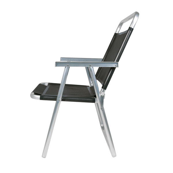 SILLA OVERSIZE ALUMÍNIO NEGRA NEGRO