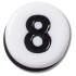 Jibbitz Number Eight Tiny Friendship Multicolor