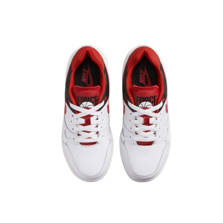 Championes Nike Full Force Low De Niño Red/White