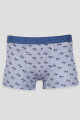 BOXER DE ALGODÓN ESTAMPADO LT BLUE