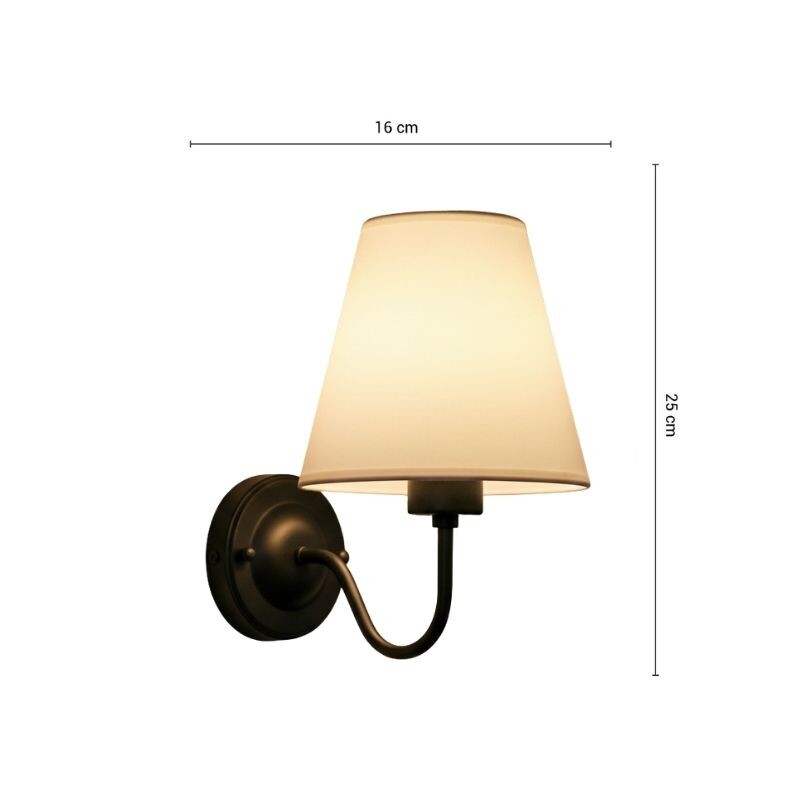 Lampara de Pared Classic Lámpara de Pared Classic Negra