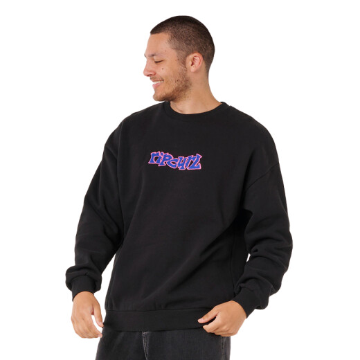 Buzo Rip Curl Raw Energy Crew - Negro Buzo Rip Curl Raw Energy Crew - Negro
