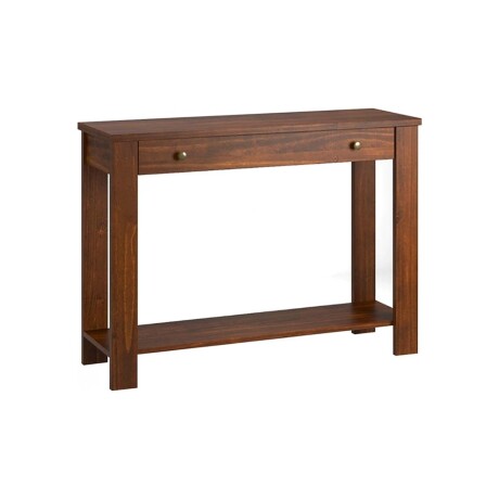 CONSOLA/MESA DE ARRIME LIVING PINO MARRON AGATA NOGAL
