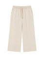 PANTALON PALAZU OFF WHITE