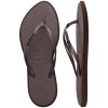 Sandalias Havaianas Slim Point FC Mujer Gris Café