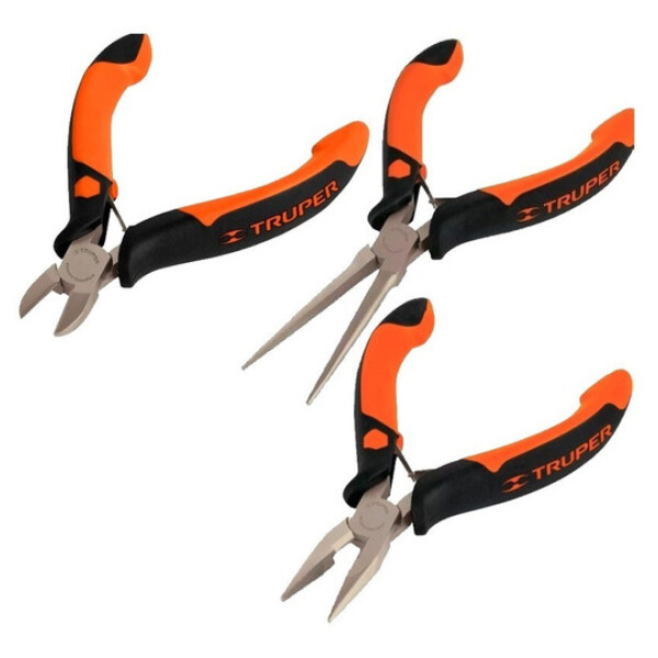 Kit de Alicates Mini 3 Piezas Truper Kit de Alicates Mini 3 Piezas Truper