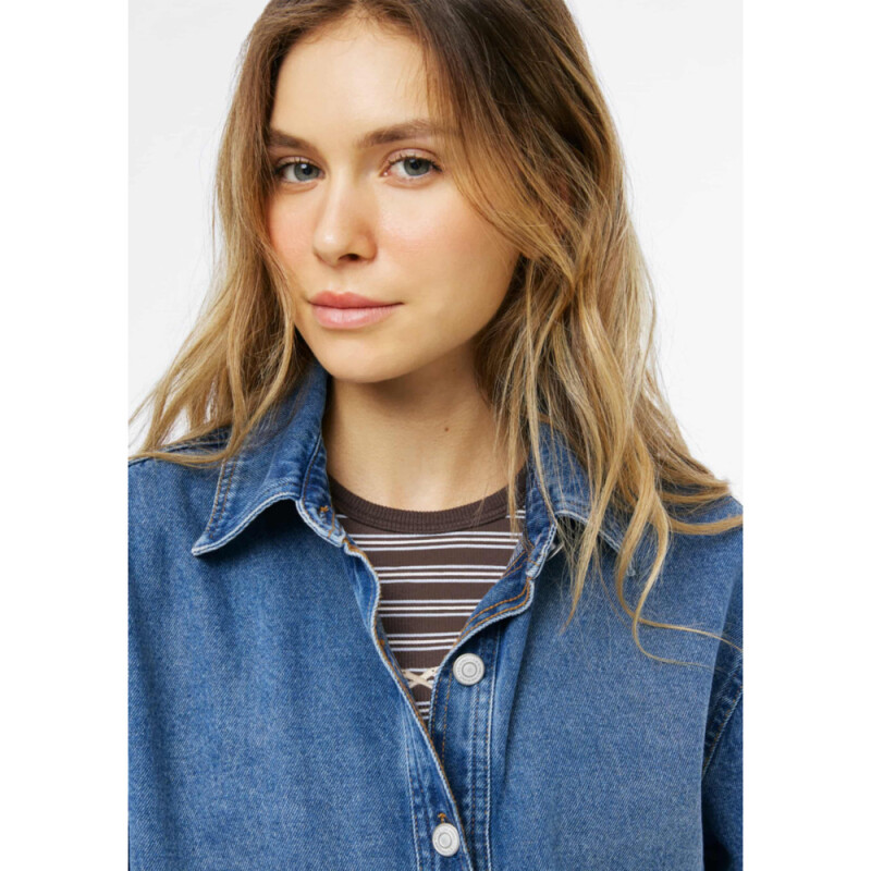 CAMISA FEM AZUL MÉDIO