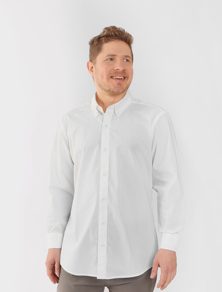 Camisa de Algodón Principe Blanco
