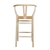 Banqueta Taburete - Madera Natural - Olmo Wishbone Banqueta Taburete - Madera Natural - Olmo Wishbone