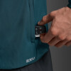 Casaca Running Aero Jacket Hombre Dark Moss/silver Reflective