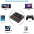 Micrófono Condensador Con Brazo Placa De Sonido V8 Streaming Negro