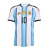 Camiseta de Hombre Adidas Argentina 26 Messi Blanco - Celeste
