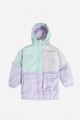 Campera bloques de color VERDE AGUA