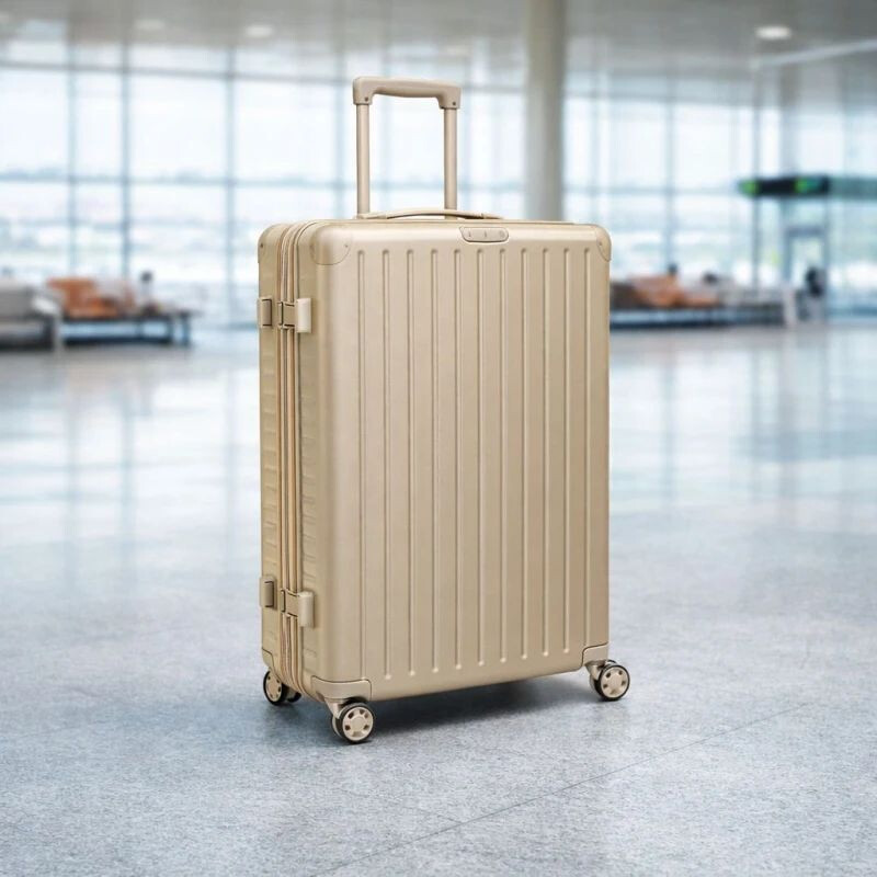 Valija Rígida de Policarbonato con Ruedas 20' (Carry On) Beige