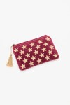 Bolso Mini Flat Stars Bordo