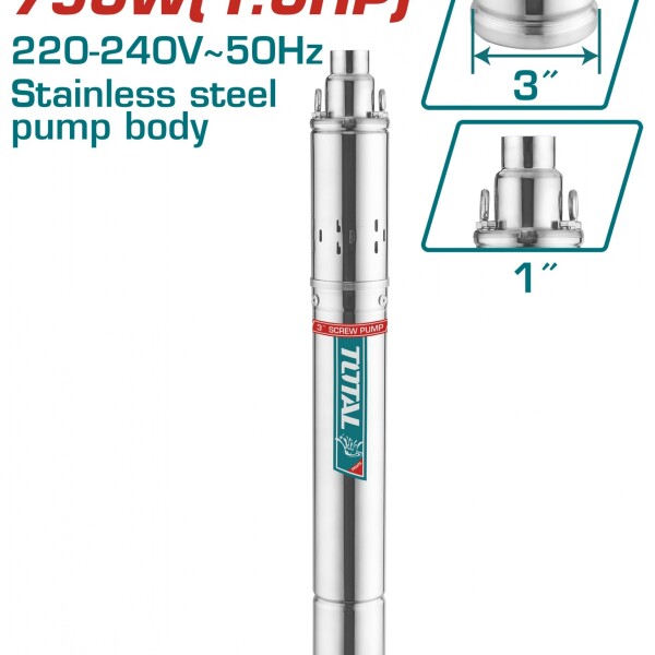 BOMBA SUMERGIBLE 750W 3ÏÏ 103MTS 33L/M TOTAL BOMBA SUMERGIBLE 750W 3ÏÏ 103MTS 33L/M TOTAL