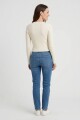 Sweater tejido rib escote a la base CRUDO