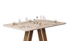 Mesa de Comedor 160 Beige - Linea Celeste Milán Mesa de Comedor 160 Beige - Linea Celeste Milán