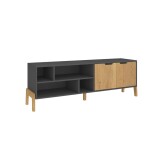 RACK LINEA WOOD GRAFITO