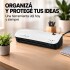 Plastificadora Laminadora A4 Frío Calor 220V Blanco