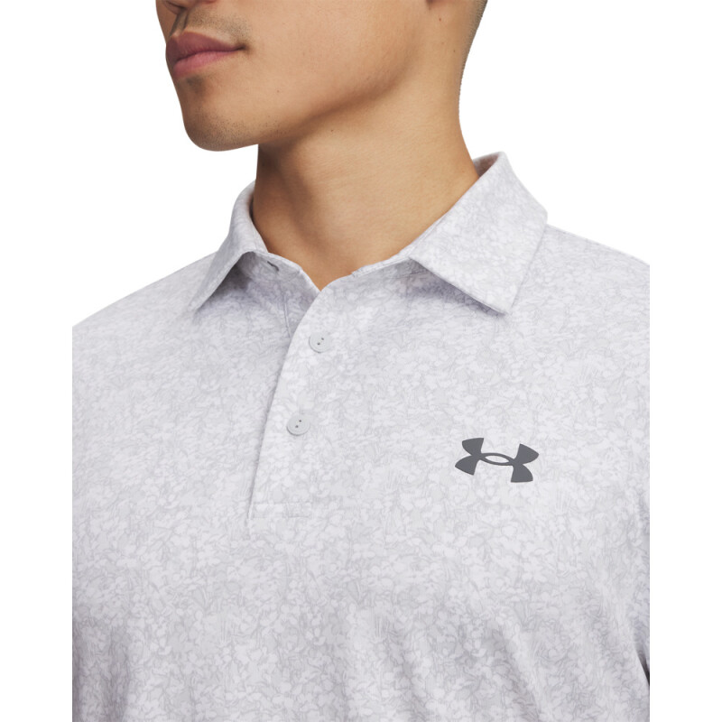 UA Playoff 3.0 Printed Polo WHT-120