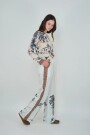 PANT MYSTIC BIRDS Blanco