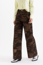 JEANS ROSES CAMO Marron